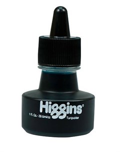 Чернила Dye based 29 6 мл цвет бирюзовый Higgins