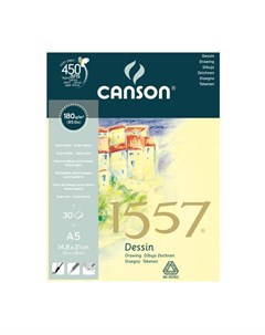 Альбом для графики на спирали 1557 14 8 21 см 30 л 180 г Canson