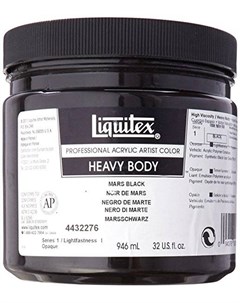 Акрил Heavy body 946 мл Марс черный Liquitex