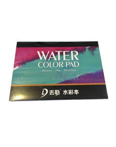Альбом склейка для акварели Dwurer Watercolor Postcard 39x27 см 20 л 180 г Potentate