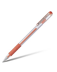 Ручка гелевая Hybrid gel Grip 0 8 мм стержень бронзовый Pentel