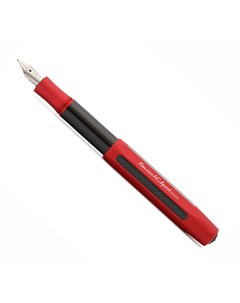 Ручка перьевая AC Sport EF 0 5 мм корпус красный с черными вставками Kaweco