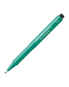 Ручка капиллярная Faber Castell Ecco Pigment 0 7 мм зеленый Faber–сastell