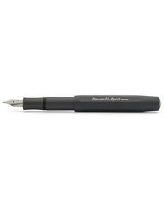 Ручка перьевая AL Sport EF 0 5 мм чернила синие корпус черный Kaweco