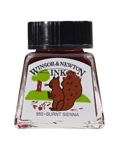 Тушь Winsor Newton Drawing Inks 14 мл Сиена жженая Winsor & newton