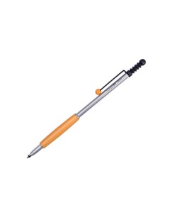 Ручка шариковая ZOOM 717 0 7 мм корпус серебряный светло оранжевый Tombow
