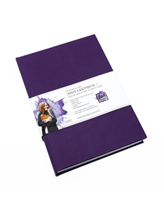 Скетчбук для маркеров и смешанных техник А5 96 л 160 г обложка фиолетовый Etot_sketchbook