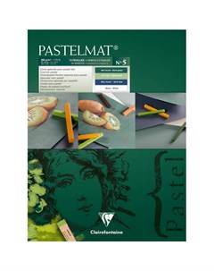 Альбом склейка для пастели Pastelmat 30х40 см 12 л 360 г бархат цв блок Clairefontaine