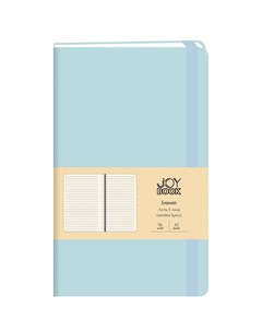 Блокнот в линейку JOY BOOK А5 96 л 70 г иск кожа Весеннее небо Канц-эксмо