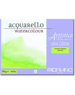 Альбом склейка для акварели Artistico Торшон 35 5х51 см 15 л 300 г экстра белый Fabriano