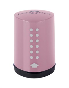 Точилка пластиковая Faber Castell Grip 2001 Mini 1 отверстие контейнер дымчато розовая Faber–сastell