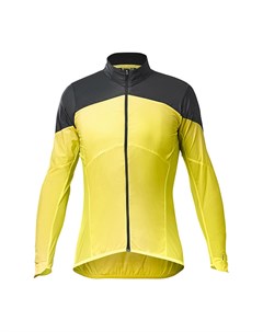 Куртка велосипедная COSMIC Wind SL желтая черная 2019 Mavic