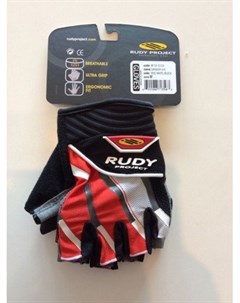 Перчатки велосипедные GRINDER RED WHITE BLACK Размер M Rudy project