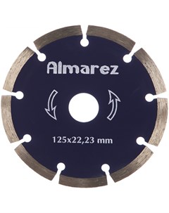 Отрезной алмазный диск по кирпичу блоку Almarez