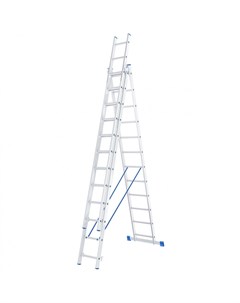 Алюминиевая трехсекционная лестница Сибртех