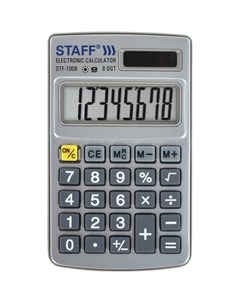 Металлический карманный калькулятор Staff