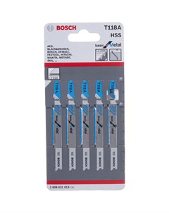 Пилки для лобзика по металлу Bosch