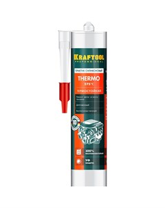 Температуростойкий силиконовый герметик Kraftool