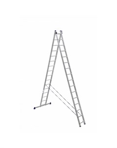 Алюминиевая двухсекционная лестница Алюмет