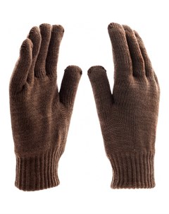 Полушерстяные двойные трикотажные перчатки Сибртех