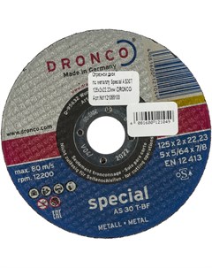 Диск отрезной по металлу Dronco