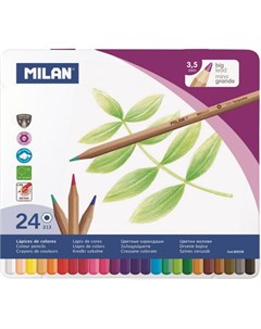 Шестигранные цветные карандаши Milan