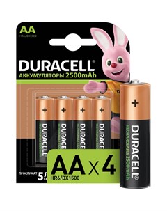 Аккумуляторные батарейки Duracell