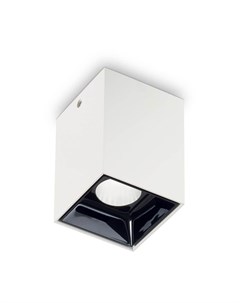 Потолочный светодиодный светильник Nitro 10W Square Bianco 206035 Ideal lux