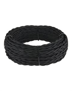 Ретро кабель витой трехжильный 2 5 мм черный W6453608 4690389165986 Werkel