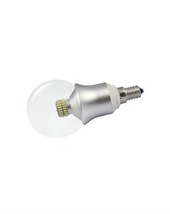 Лампа светодиодная E14 6W 6000K прозрачная CR DP G60 6W White 015990 Arlight