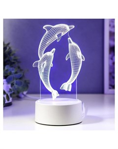 Светильник Дельфины LED RGB от сети Кнр