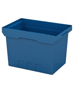 Ящик вкладываемый синий 600х400х420 с усиленным дном KVR 6442 I plast