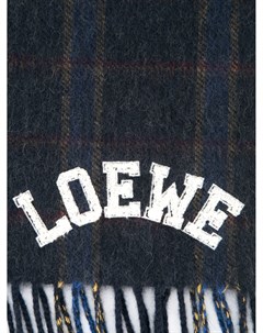 Loewe шарф в полоску с логотипом Loewe