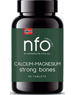 Биоактивный комплекс Кальций магний 90 таблеток Витамины Norwegian fish oil