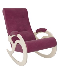Кресло качалка модель 5 розовый 59x89x105 см Комфорт