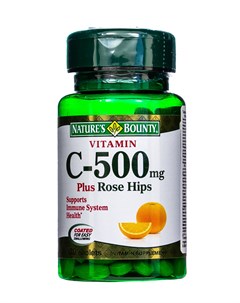 Витамин С 500 мг и шиповник 100 таблеток Витамины Nature’s bounty