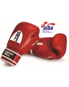 Боксерские перчатки super star одобренные aiba 12 oz Green hill