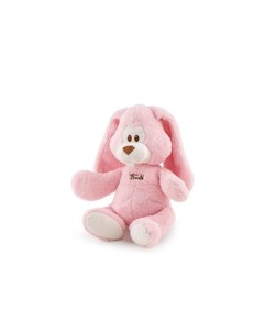 Мягкая игрушка Заяц Вирджилио розовый 36 см Trudi
