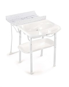 Пеленальный столик с ванночкой AQUA SPA 0 11кг дизайн Тедди серый Cam