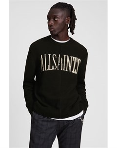 Вязаный пуловер с логотипом бренда Allsaints