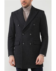 Шерстяное двубортное пальто Classic fit D.molina