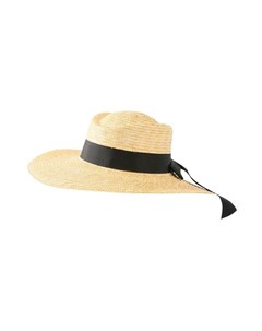 Соломенная шляпа с декоративной лентой Kn collection