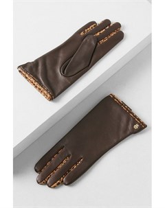 Кожаные перчатки с флисовой подкладкой Roeckl