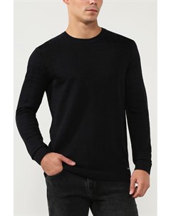 Пуловер с О образным вырезом Relaxed fit Hugo