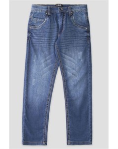 Рваные джинсы с потертостями Ido