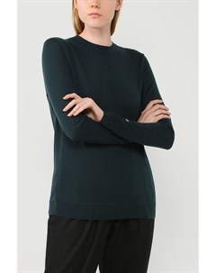 Шерстяной однотонный пуловер Calvin klein