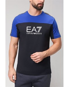 Футболка с логотипом бренда Ea7