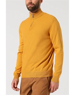 Желтый вязаный пуловер из хлопка Cap horn