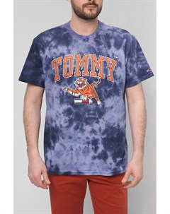 Хлопковая футболка с принтом Tommy jeans