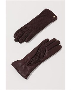 Кожаные перчатки с подкладкой из шерсти Roeckl